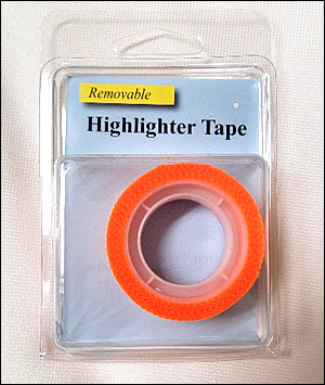 (image for) Orange Highlighter Tape - Click Image to Close